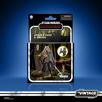 Star Wars: The Mandalorian Vintage Collection Action Figure 2022 Ahsoka Tano & Grogu 10 cm