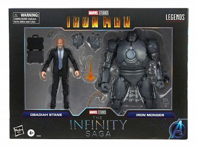 The Infinity Saga Marvel Legends Action Figures 2021 Obadiah Stane & Iron Monger (Iron Man) 15 cm