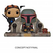 The Mandalorian POP Moment! Vinyl Figures 2-Pack Boba Fett & Fennec Shand 9 cm