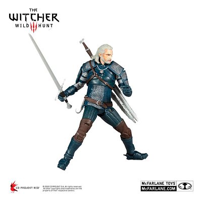 The Witcher Action Figure Geralt of Rivia (Viper Armor: Teal Dye) 18 cm