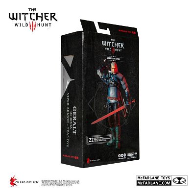 The Witcher Action Figure Geralt of Rivia (Viper Armor: Teal Dye) 18 cm