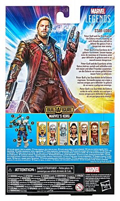 Thor: Love and Thunder Marvel Legends Series Action Figure 2022 Marvel\'s Korg BAF #5: Star-Lord 15 cm