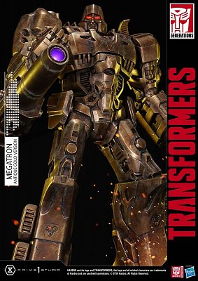 Transformers: G1 Statue Megatron Antique Gold 60 cm