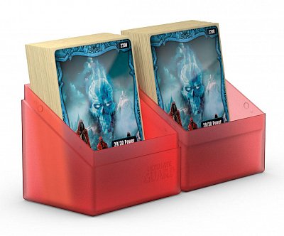 Ultimate Guard Boulder&trade; Deck Case 80+ Standard Size Ruby