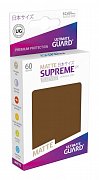 Ultimate Guard Supreme UX Sleeves Japanese Size Matte Brown (60)