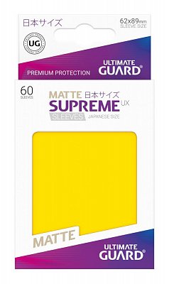 Ultimate Guard Supreme UX Sleeves Japanese Size Matte Yellow (60)