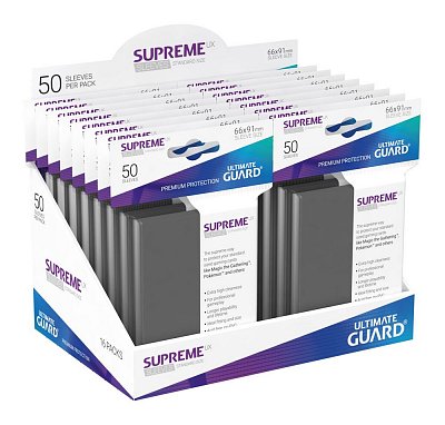 Ultimate Guard Supreme UX Sleeves Standard Size Dark Grey (50)