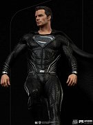 Zack Snyder\'s Justice League Art Scale Statue 1/10 Superman Black Suit 30 cm