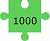 Puzzle 1000 db