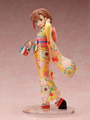 A Certain Scientific Railgun T PVC Statue 1/7 Mikoto Misaka Furisode Version 24 cm