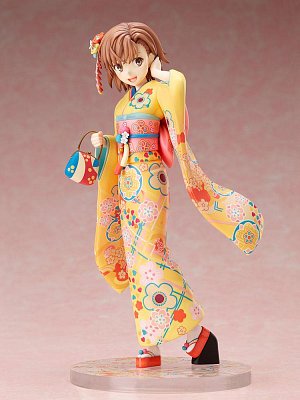 A Certain Scientific Railgun T PVC Statue 1/7 Mikoto Misaka Furisode Version 24 cm