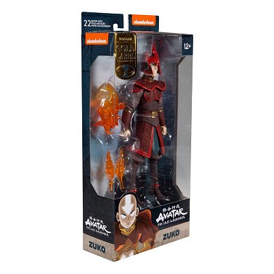 Avatar - Der Herr der Elemente Actionfigur Prince Zuko Helmeted (Gold Series) 18 cm