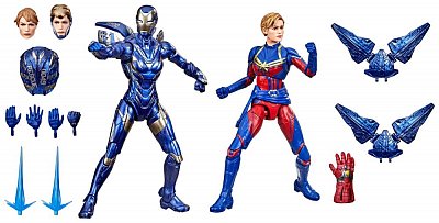 Avengers: Endgame Marvel Legends Actionfiguren 2021 Captain Marvel & Rescue Armor 15 cm - Beschädigte Verpackung