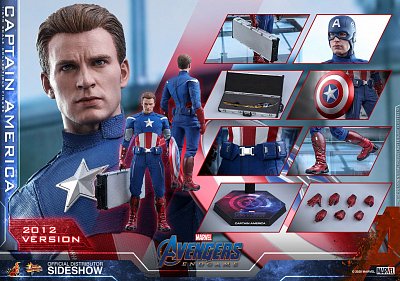 Avengers: Endgame Movie Masterpiece Actionfigur 1/6 Captain America (2012 Version) 30 cm - Beschädigte Verpackung