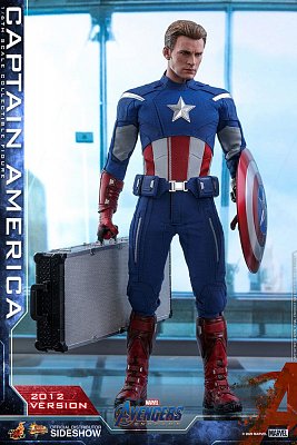 Avengers: Endgame Movie Masterpiece Actionfigur 1/6 Captain America (2012 Version) 30 cm - Beschädigte Verpackung