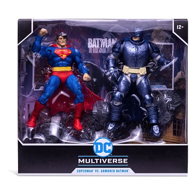 DC Actionfiguren Collector Multipack Superman vs. Armored Batman 18 cm