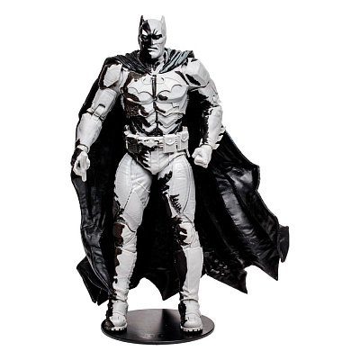 DC Direct Actionfigur & Comic Black Adam Batman Line Art Variant (Gold Label) (SDCC) 18 cm