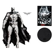 DC Direct Actionfigur & Comic Black Adam Batman Line Art Variant (Gold Label) (SDCC) 18 cm