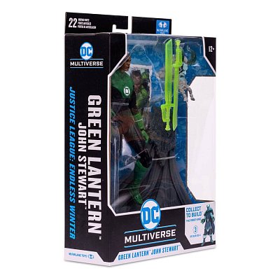 DC Multiverse Build A Actionfigur Green Lantern John Stewart Endless Winter 18 cm