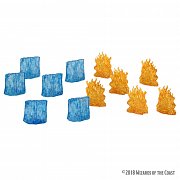 D&D Icons of the Realms Miniaturen Spell Effects: Wall of Fire & Wall of Ice - Beschädigte Verpackung