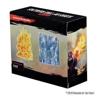 D&D Icons of the Realms Miniaturen Spell Effects: Wall of Fire & Wall of Ice - Beschädigte Verpackung