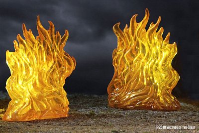 D&D Icons of the Realms Miniaturen Spell Effects: Wall of Fire & Wall of Ice - Beschädigte Verpackung