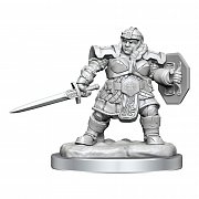 D&D Nolzur\'s Marvelous Miniatures Miniatur unbemalt Dwarf Fighter Female Sortiment (2)