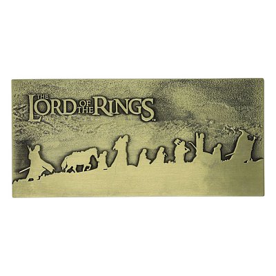 Der Herr der Ringe Me­tall­schild The Fellowship Limited Edition