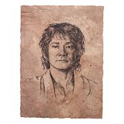 Der Hobbit Kunstdruck Portrait of Bilbo Baggins 21 x 28 cm