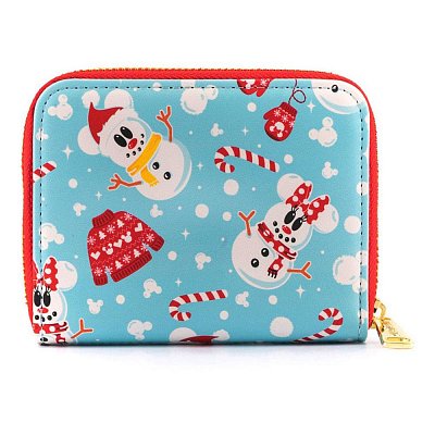 Disney by Loungefly Geldbeutel Snowman Minnie & Mickey AOP