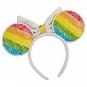 Disney by Loungefly Haarreif Sequin Rainbow Minnie Ears