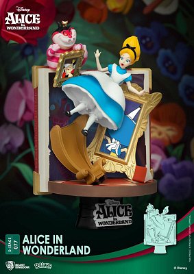 Disney Story Book Series D-Stage PVC Diorama Alice in Wonderland New Version 15 cm