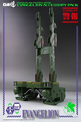 Evangelion: New Theatrical Edition Robo-Dou Zubehör-Set für Actionfiguren Accessory Pack