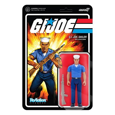 GI Joe ReAction Actionfigur Blueshirt Clean (Light Brown) Wave 2 10 cm