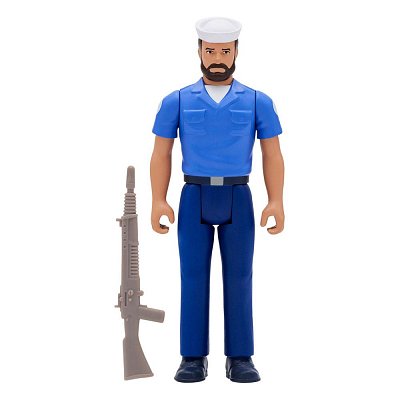 GI Joe ReAction Actionfigur Blueshirt Mustache (Light Brown) Wave 2 10 cm