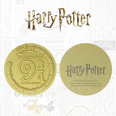 Harry Potter Medaille Platform 9 3/4 Limited Edition (vergoldet)