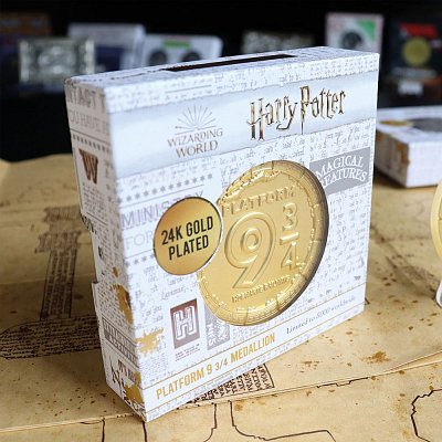 Harry Potter Medaille Platform 9 3/4 Limited Edition (vergoldet)