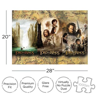 Herr der Ringe Puzzle Triptych (1000 Teile)