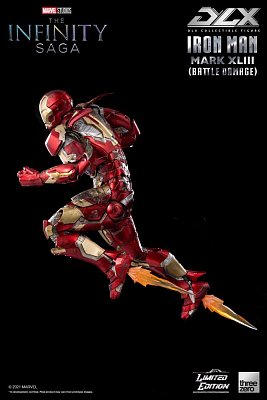 Infinity Saga DLX Actionfigur 1/12 Iron Man Mark 43 (Battle Damage) Limited Edition 17 cm