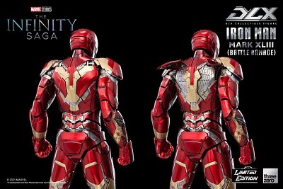 Infinity Saga DLX Actionfigur 1/12 Iron Man Mark 43 (Battle Damage) Limited Edition 17 cm