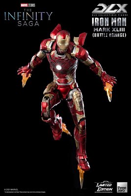 Infinity Saga DLX Actionfigur 1/12 Iron Man Mark 43 (Battle Damage) Limited Edition 17 cm