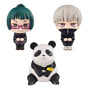 Jujutsu Kaisen Look Up PVC Statuen Maki & Toge & Panda Limited Ver. 11 cm