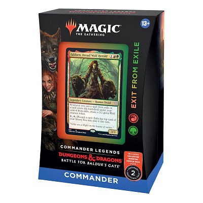 Magic the Gathering Commander Legends: Battle for Baldur\'s Gate Commander-Decks Display (4) englisch