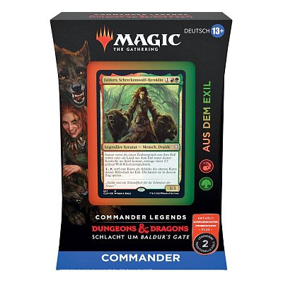 Magic the Gathering Commander Legends: Schlacht um Baldur\'s Gate Commander-Decks Display (4) deutsch