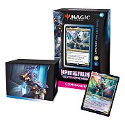 Magic the Gathering Kamigawa: Neon Dynasty Commander-Decks Display (4) französisch