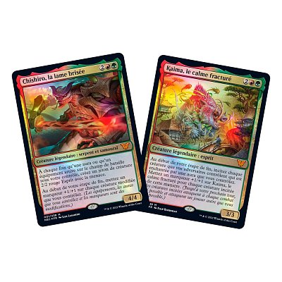 Magic the Gathering Kamigawa: Neon Dynasty Commander-Decks Display (4) französisch