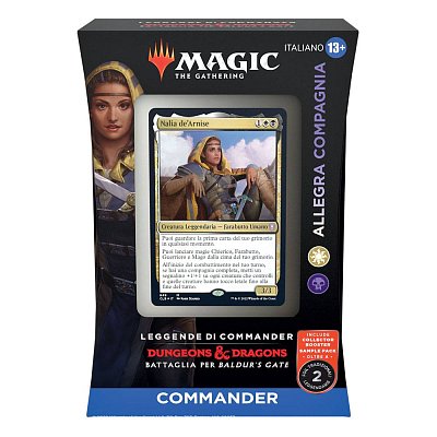 Magic the Gathering Leggende di Commander: Battaglia per Baldur\'s Gate Commander-Decks Display (4) italienisch