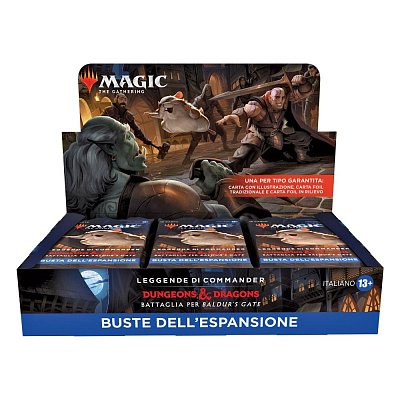 Magic the Gathering Leggende di Commander: Battaglia per Baldur\'s Gate Set-Booster Display (18) italienisch