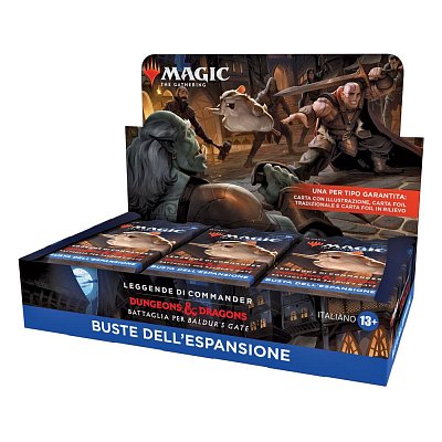 Magic the Gathering Leggende di Commander: Battaglia per Baldur\'s Gate Set-Booster Display (18) italienisch