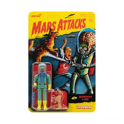 Mars Attacks ReAction Actionfigur Destroying A Dog 10 cm